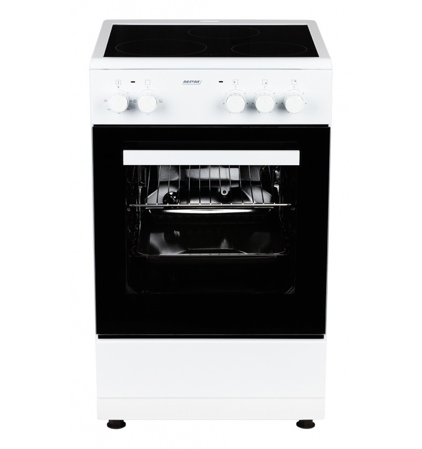 Electric stove with a vitroceramic plate MPM-53-KEC-30